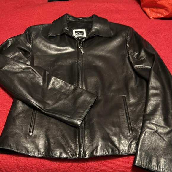 Michael Lawrence, leather jacket size large - Picture 3 of 8